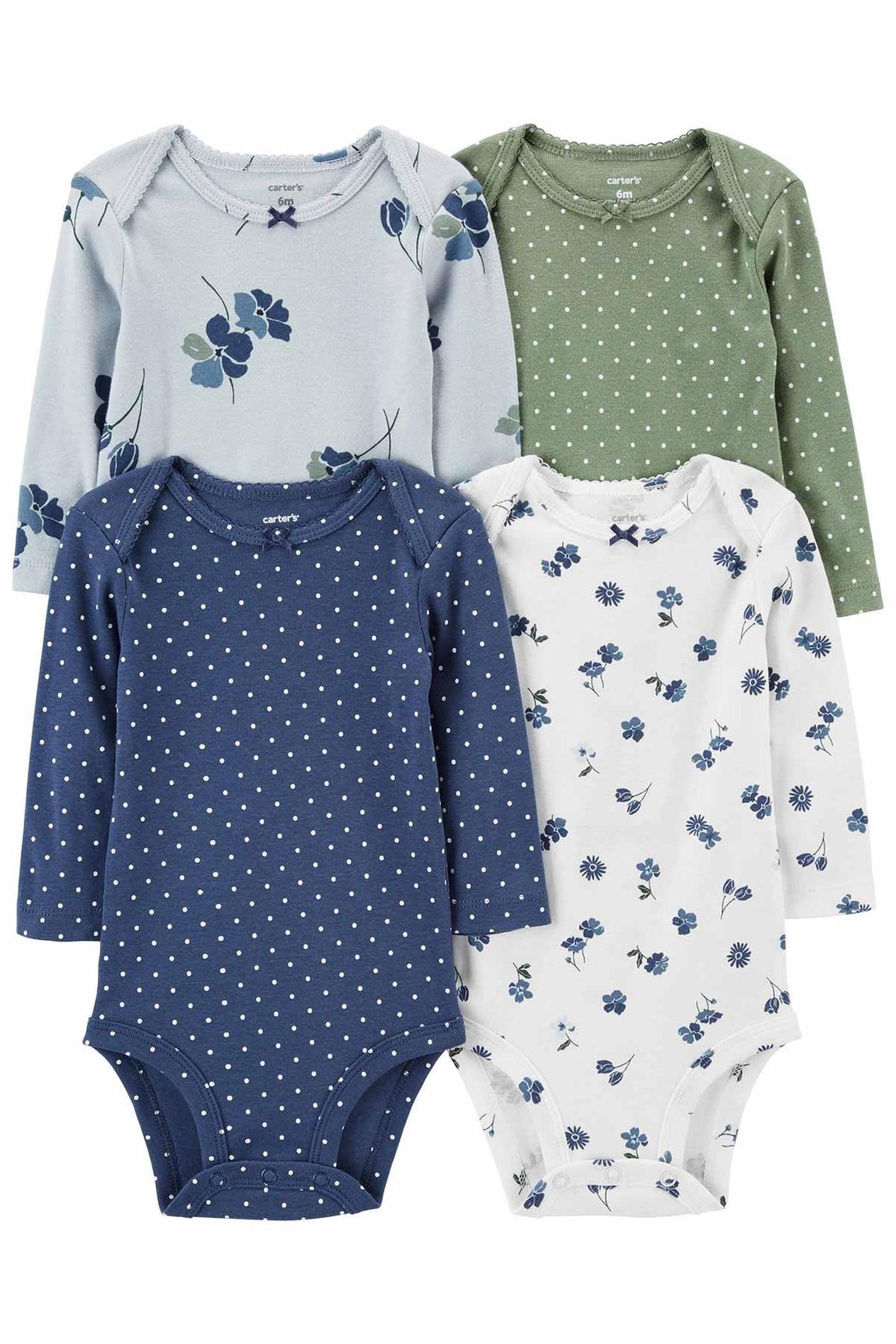 CTR-1P878810Layette Kız Bebek 4'lü Body Set
