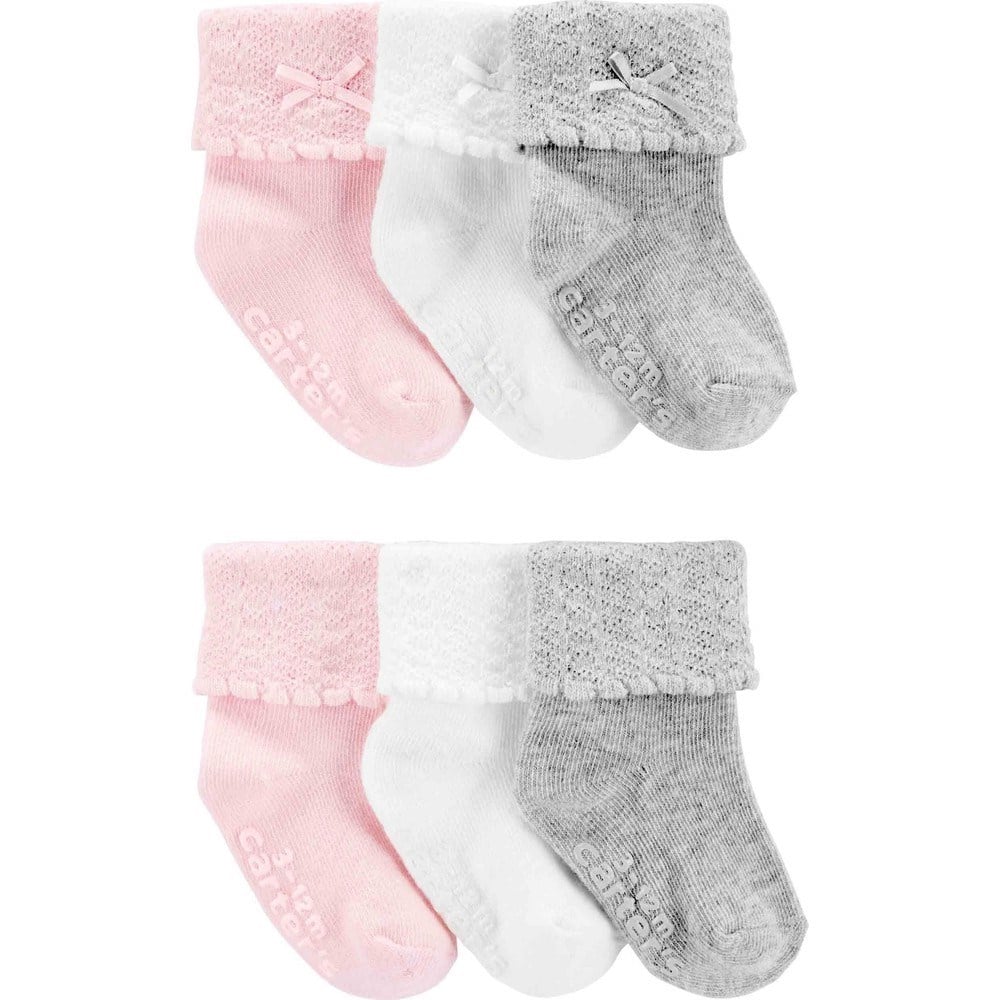 Carters Kız Bebek 6'lı Çorap