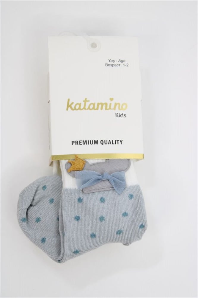 KAT-31020Katamino 31020 Kız Bebek Mini Puantiyeli Külotlu Çorap