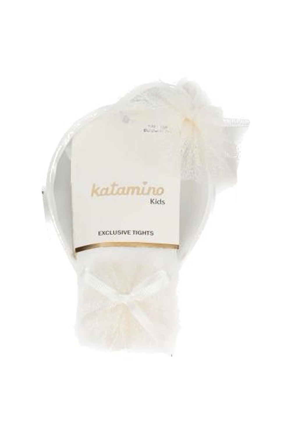 KAT-K62230Puspas Taç Aksesuarlı Simli Kız Çocuk Külotlu Çorap