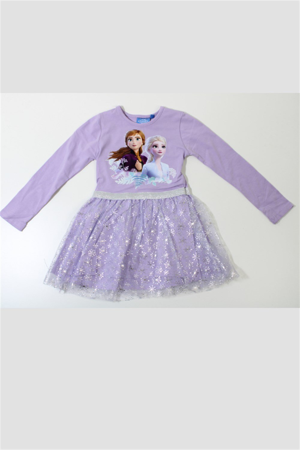 NBK-22006Name Kids Frozen Uzun Kollu Tütü Elbise