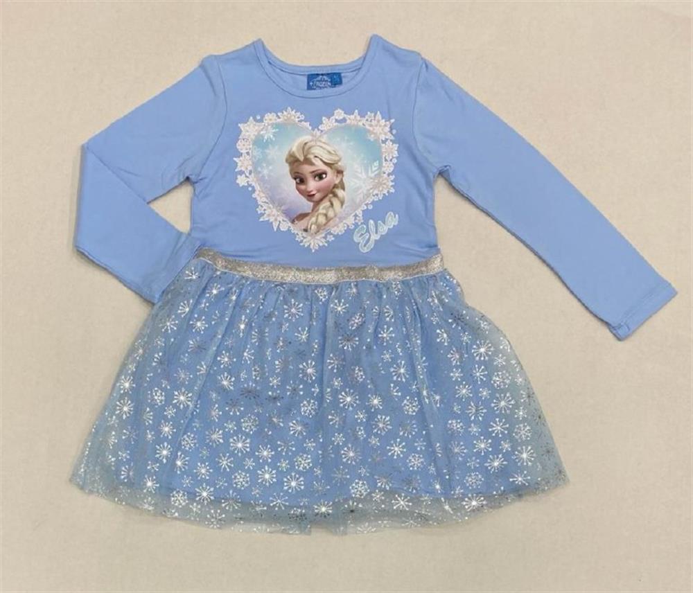NBK-22006Name Kids Frozen Uzun Kollu Tütü Elbise