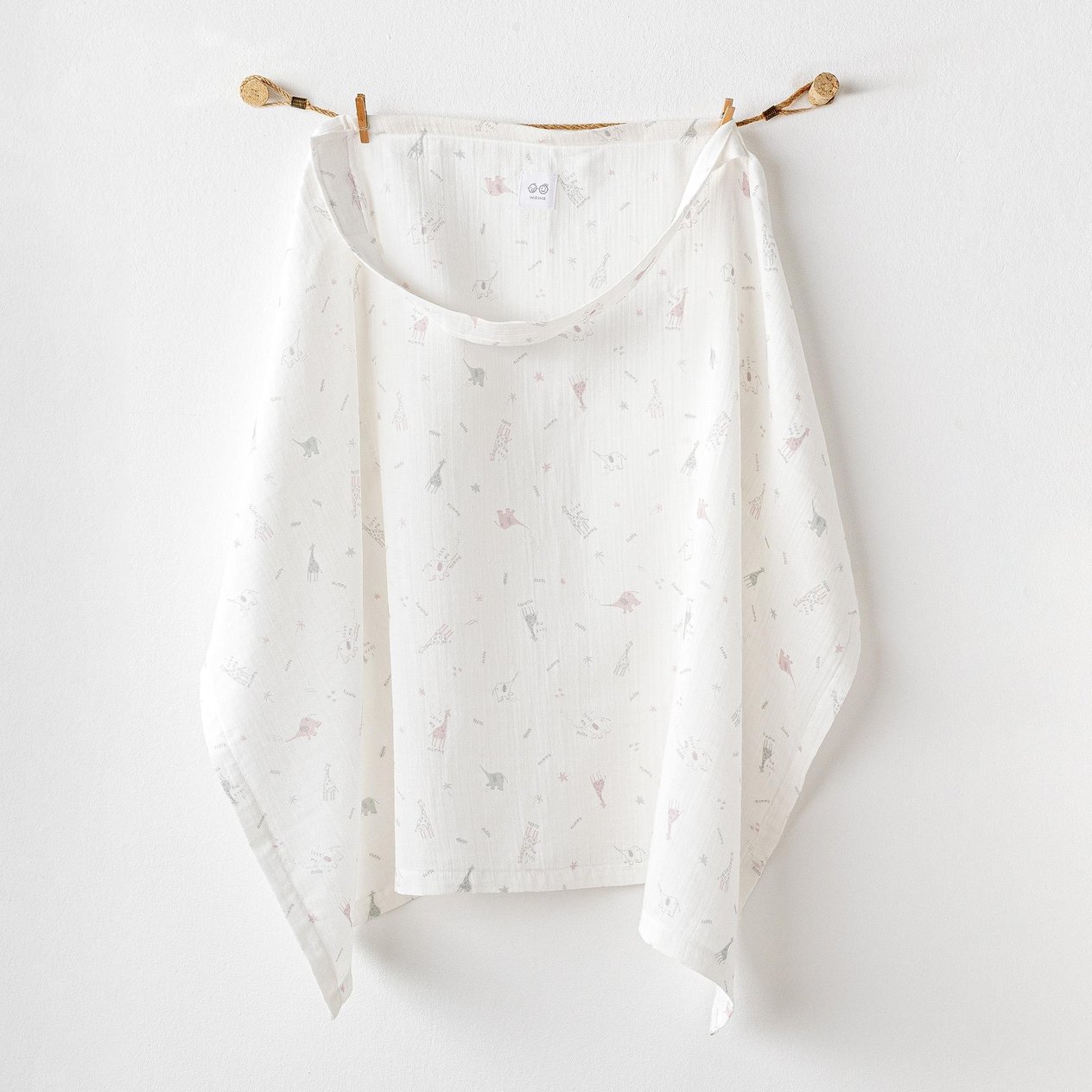 ANW-AC25874Bebek Emzirme Örtüsü Nursing Cover Muslin Home AC25874
