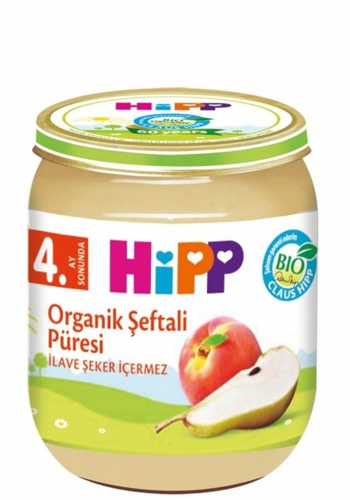HIP-4205HiPP Organik Armutlu Şeftali Püresi 125gr