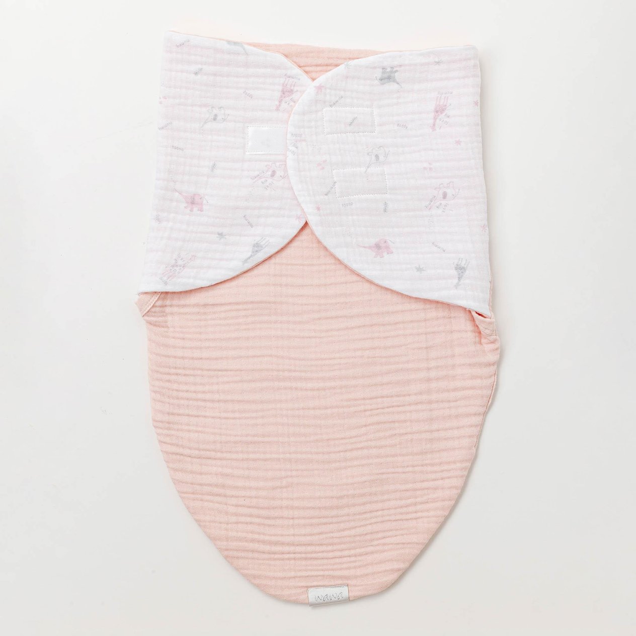 ANW-AC25518Kız Bebek Kundak Swaddle Love Family Muslin AC25518
