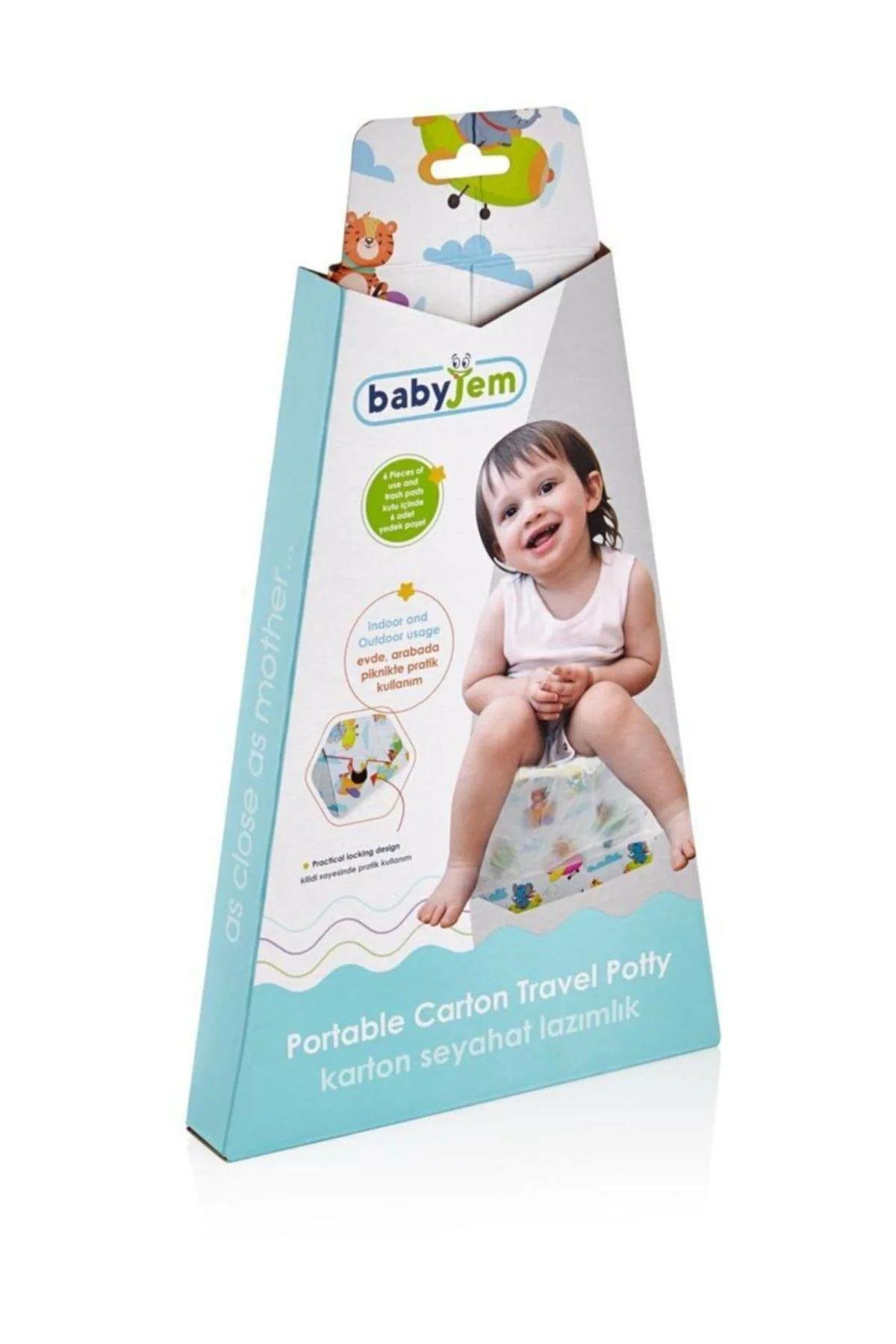 BBJ-613Babyjem Karton Seyahat Lazımlığı Desenli