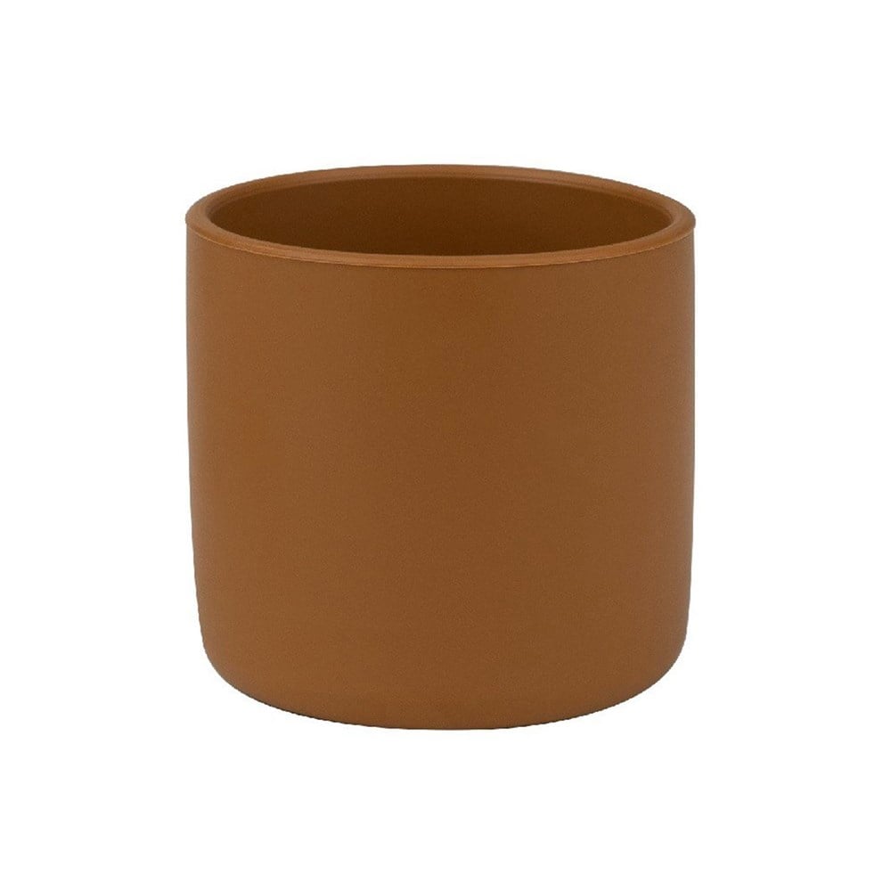 OiOi Silikon Mini Bardak Woody Brown 6 ay+