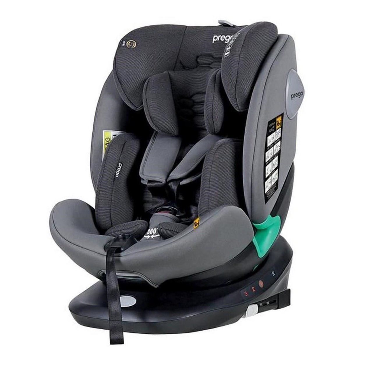 PRG-Q9004Prego Q9004 Tronfix Isıze Oto Koltuğu 0-36 kg.