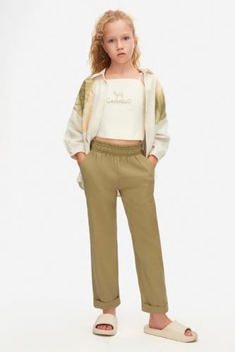 NKY-58302Kız Çocuk Moss Pantolon 58302