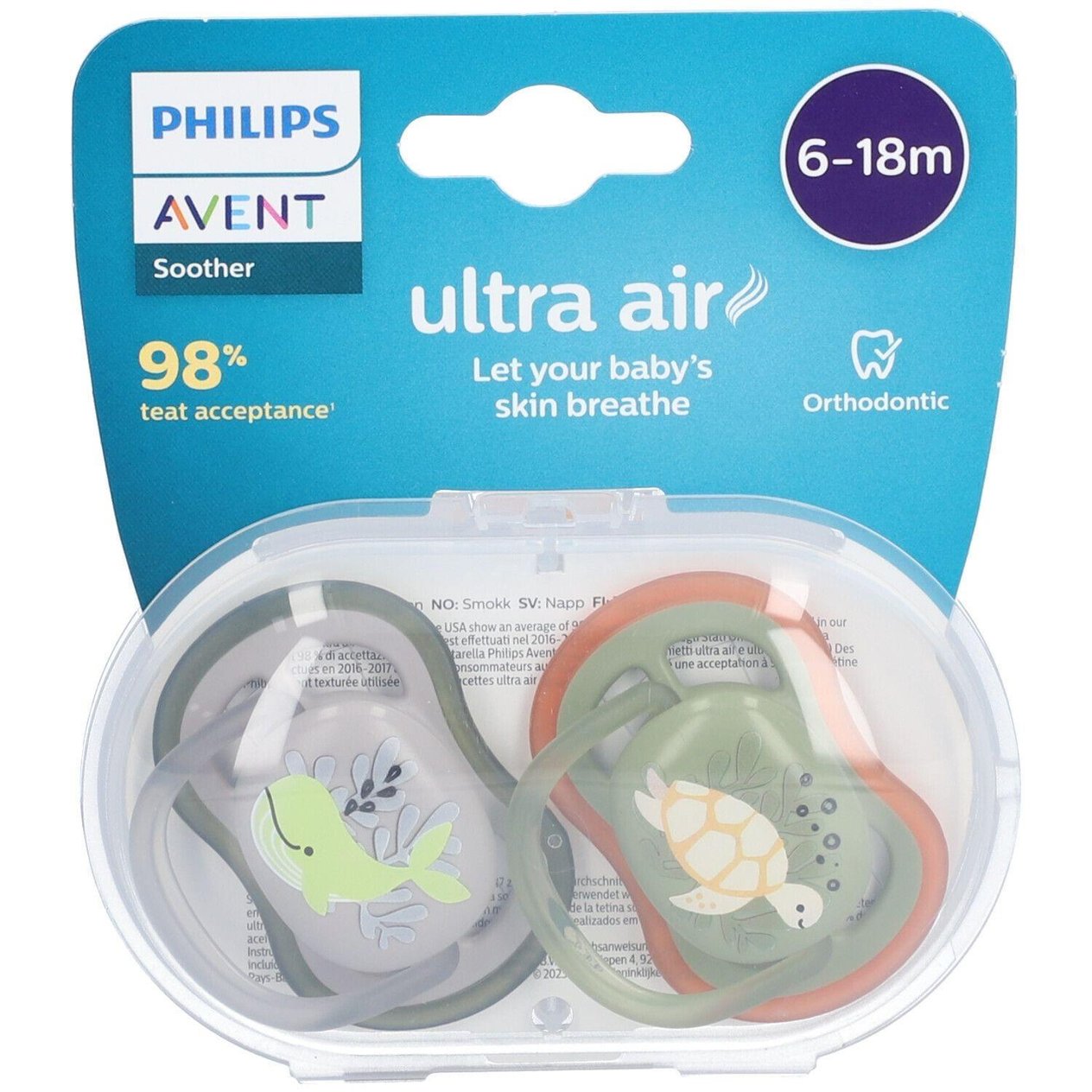 PAV-085/60Philips Avent Ultra Air Emzik 6-18 Ay 2li Scf085/60