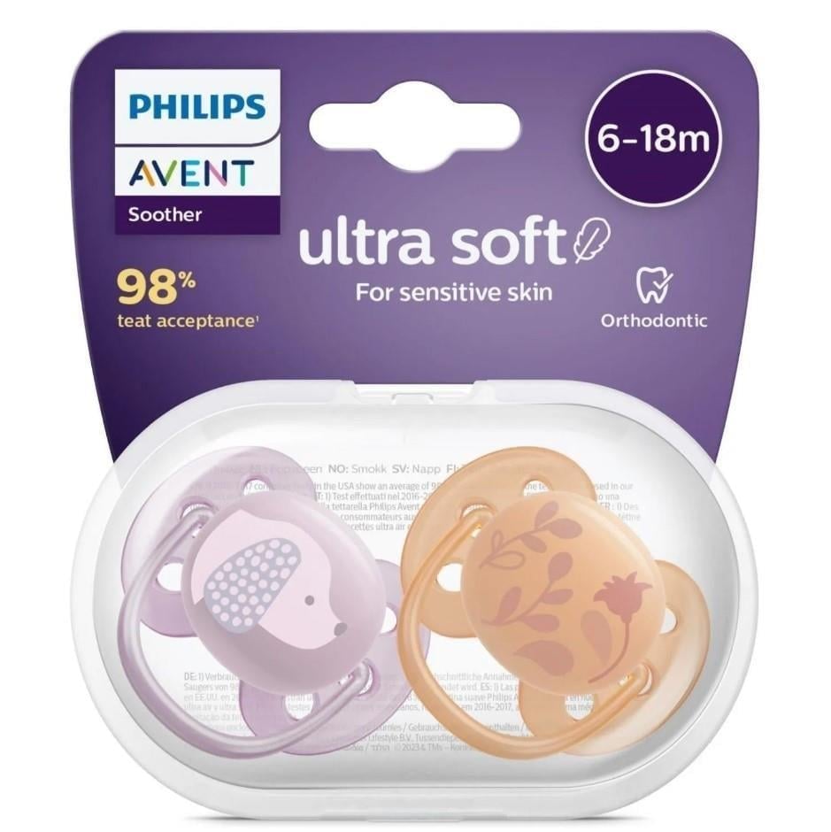 PAV-091/18Philips Avent Ultra Soft Emzik 6-18 Ay 2'li Kız Scf091/18