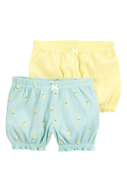CTR-1S360510Layette Kız Bebek 2'li Şort Set 1S360510