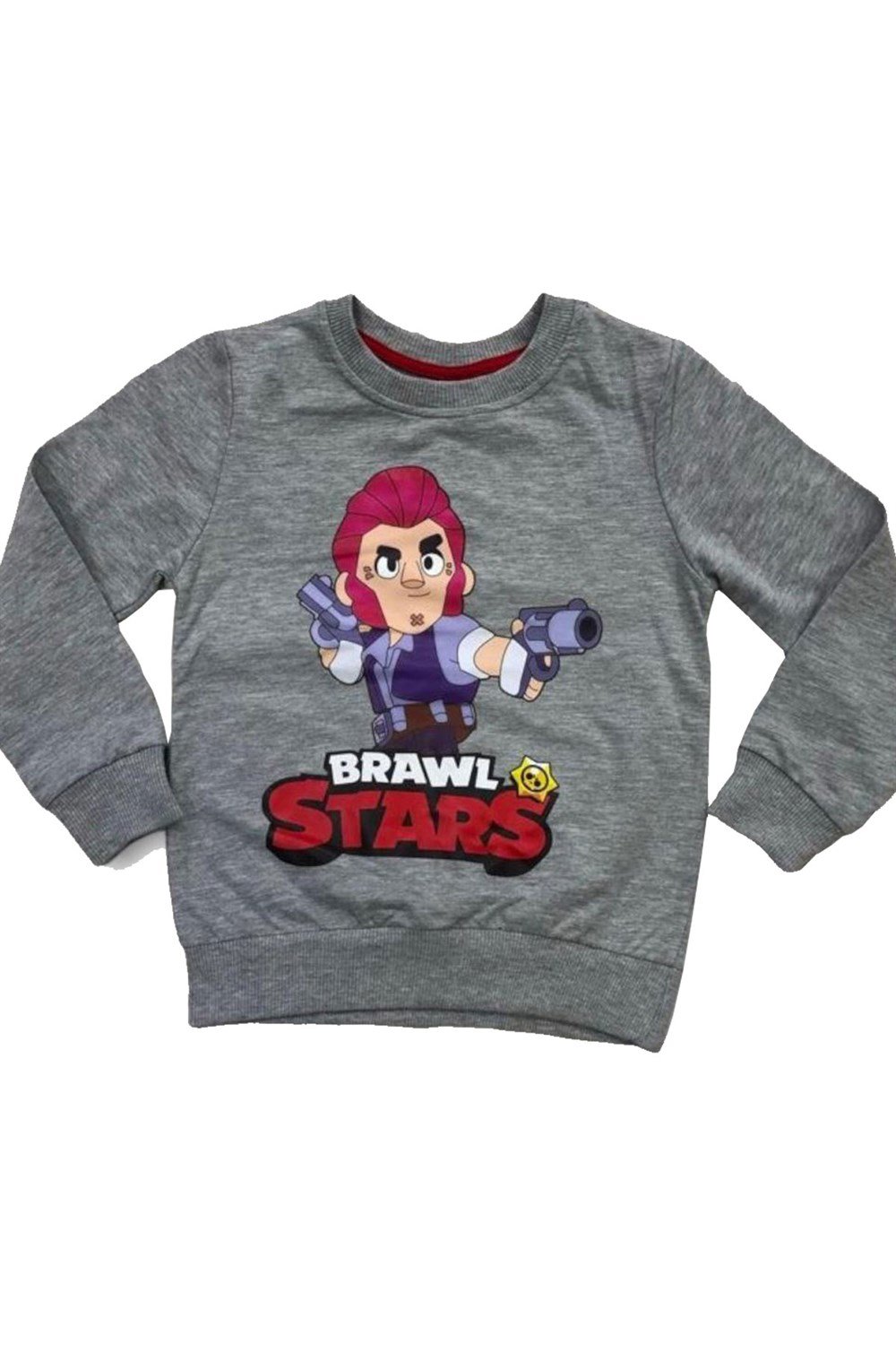 NBK-22019Name Kids Erkek Çocuk Brawl Star Baskılı Sweatshirt