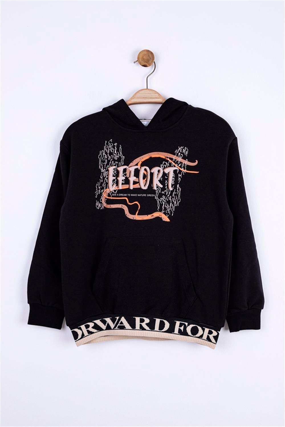 NK-45315Erkek Çocuk Effort Kapşonlu Sweat