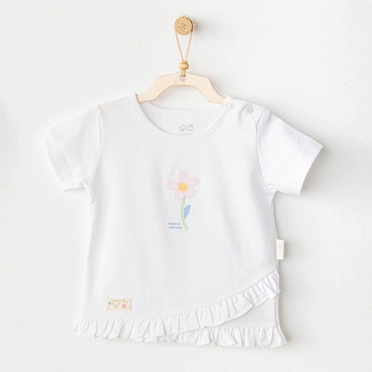 ANW-AC25966Kız Bebek Tshirt Casual AC25966