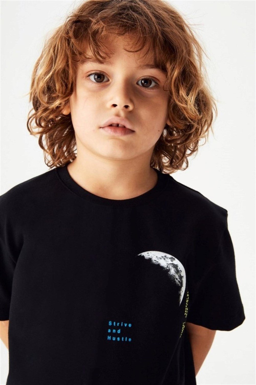 NK-42510NK Kids NM425 Erkek Çocuk Siyah Tsirt