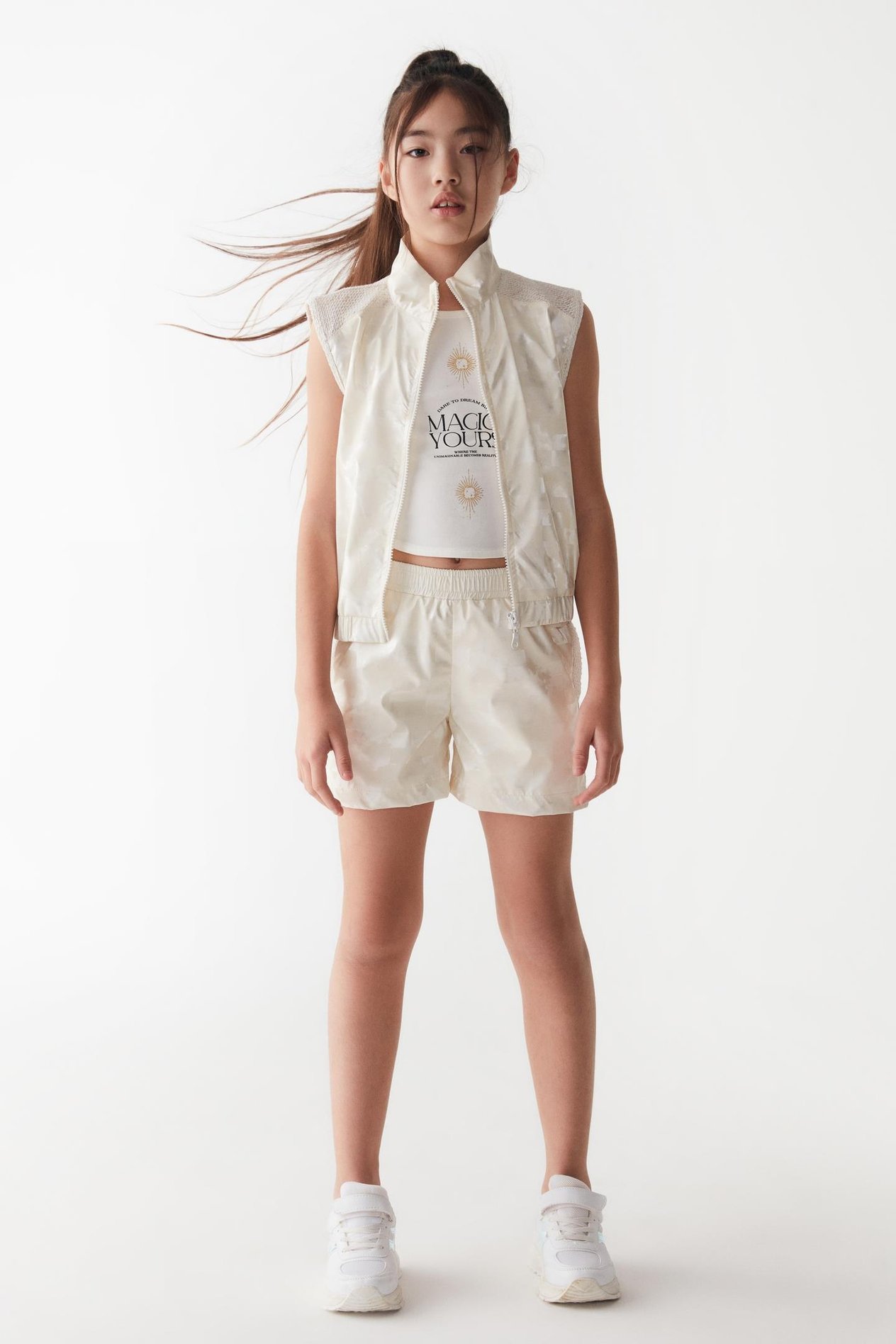 NKY-36335Kız Çocuk Shine Tshirt 36335