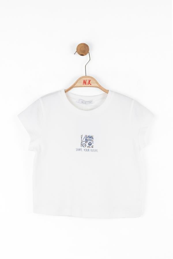 NKY-38396Kız Çocuk Future Tshirt