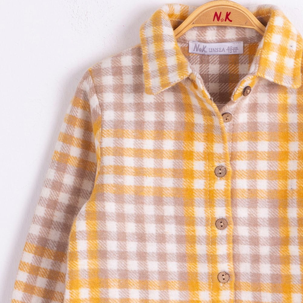 NK-33641Nk Kids NM33641 Kız Bebek Oduncu Gömlek