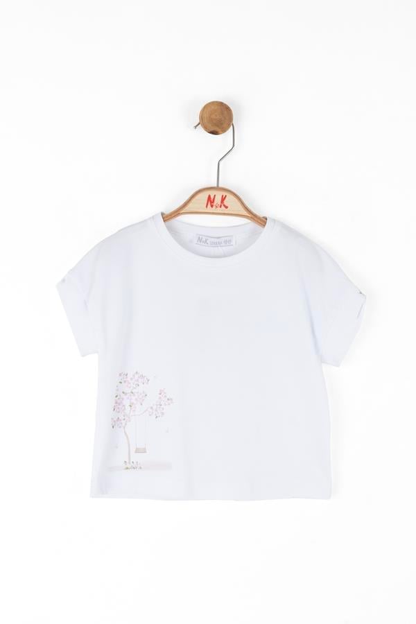 NKY-38600Kız Bebek Salıncaklı Tshirt