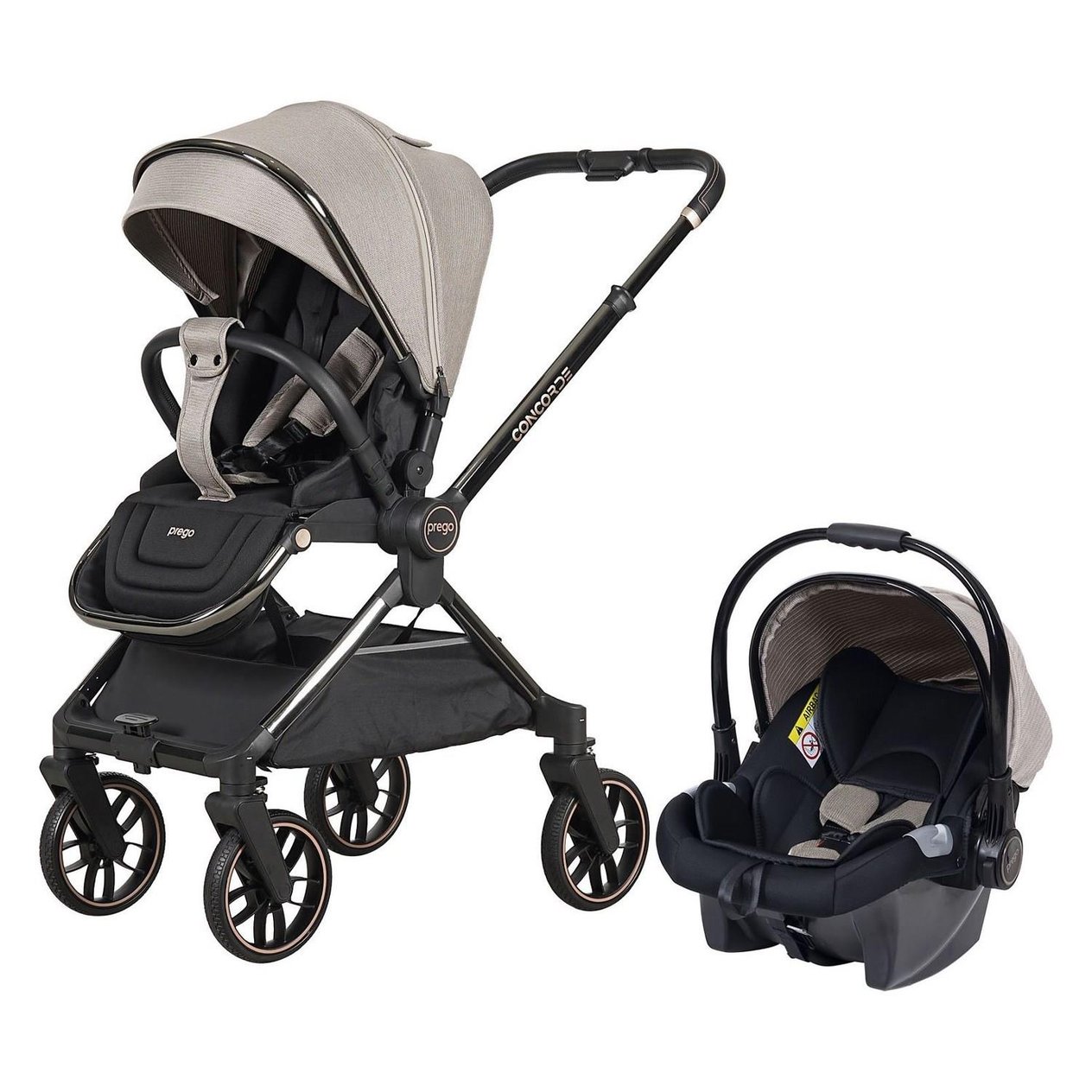 PRG-02067Prego 2067 Concorde Travel Sistem Çift Yönlü Bebek Arabası