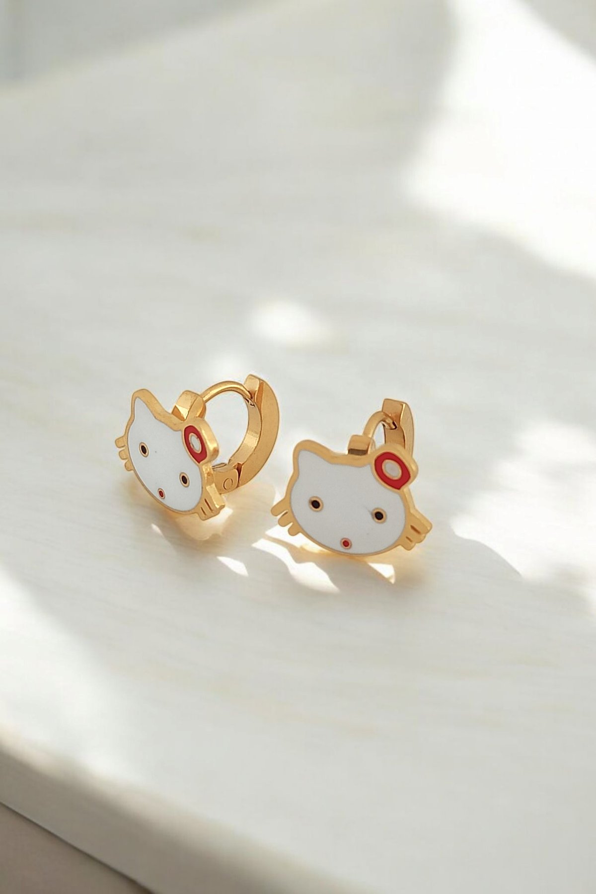 Çelik Çocuk Küpe Hello Kitty Küpe 35642