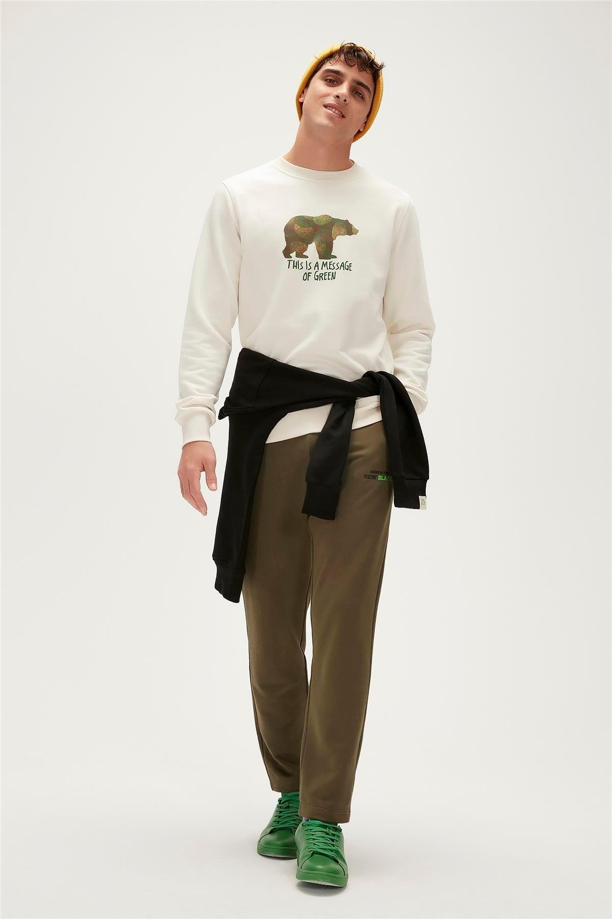 SweatshirtBad Bear23.02.12.033-C108BAD BEAR RE-FINGER Crewneck Erkek Sweatshirt