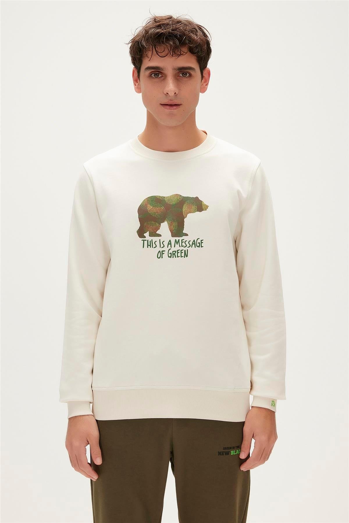 SweatshirtBad Bear23.02.12.033-C108BAD BEAR RE-FINGER Crewneck Erkek Sweatshirt