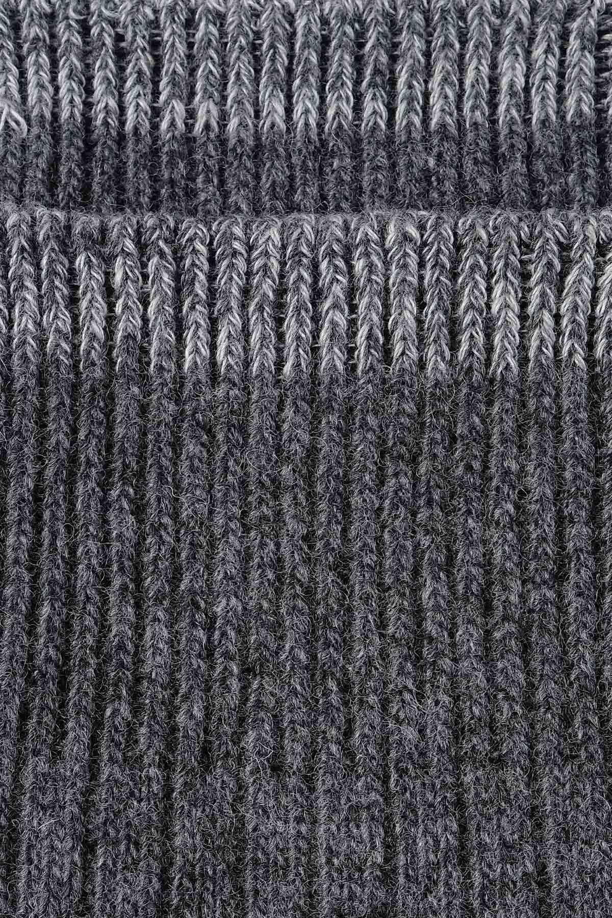 Aytuğ Erkek Lambswool (Koyun Yünü) Tekli Füme Soket Çorap - A-25094-F