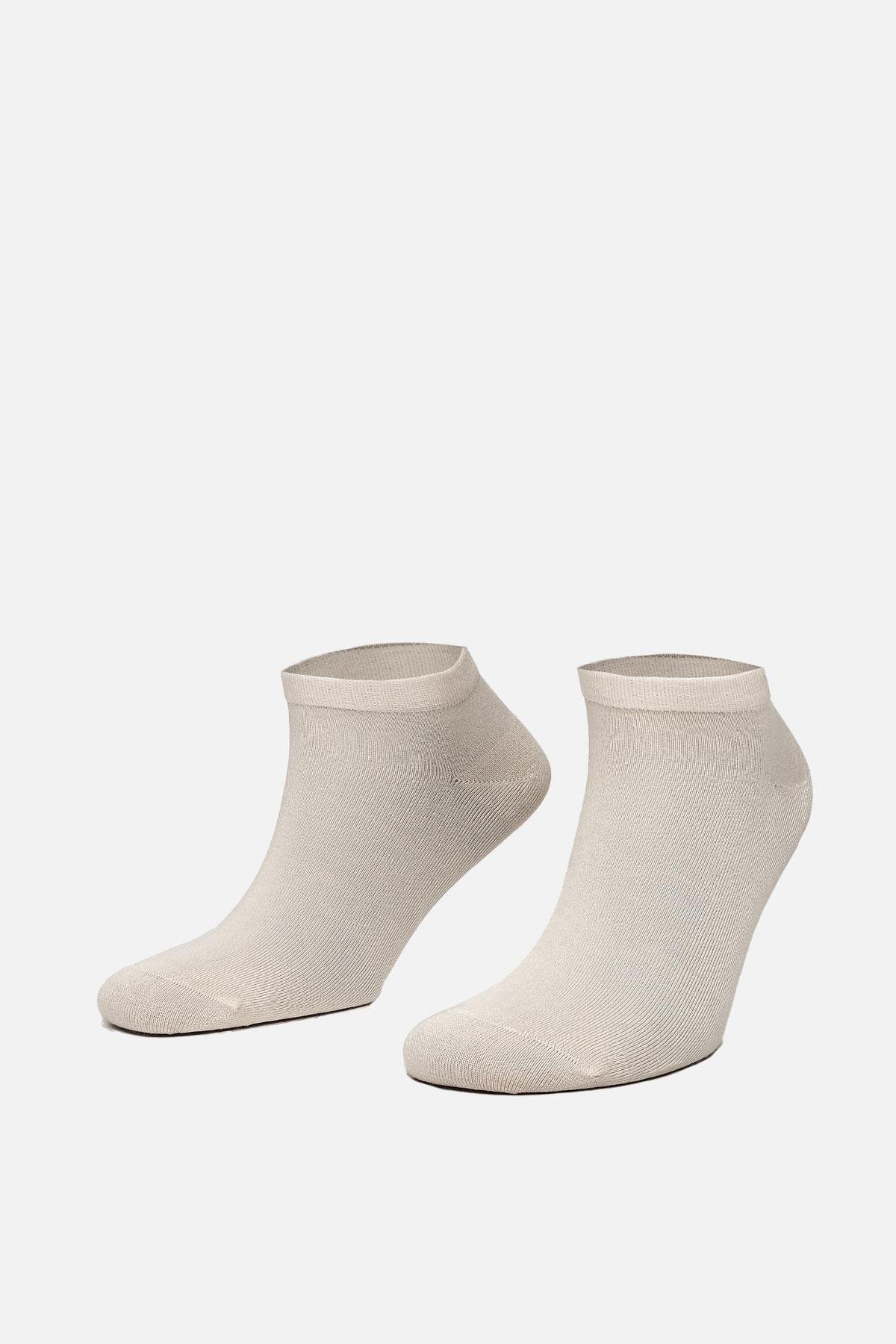 Aytuğ Erkek Modal Tekli Bej Sneaker(Patik) Çorap A 13200 B