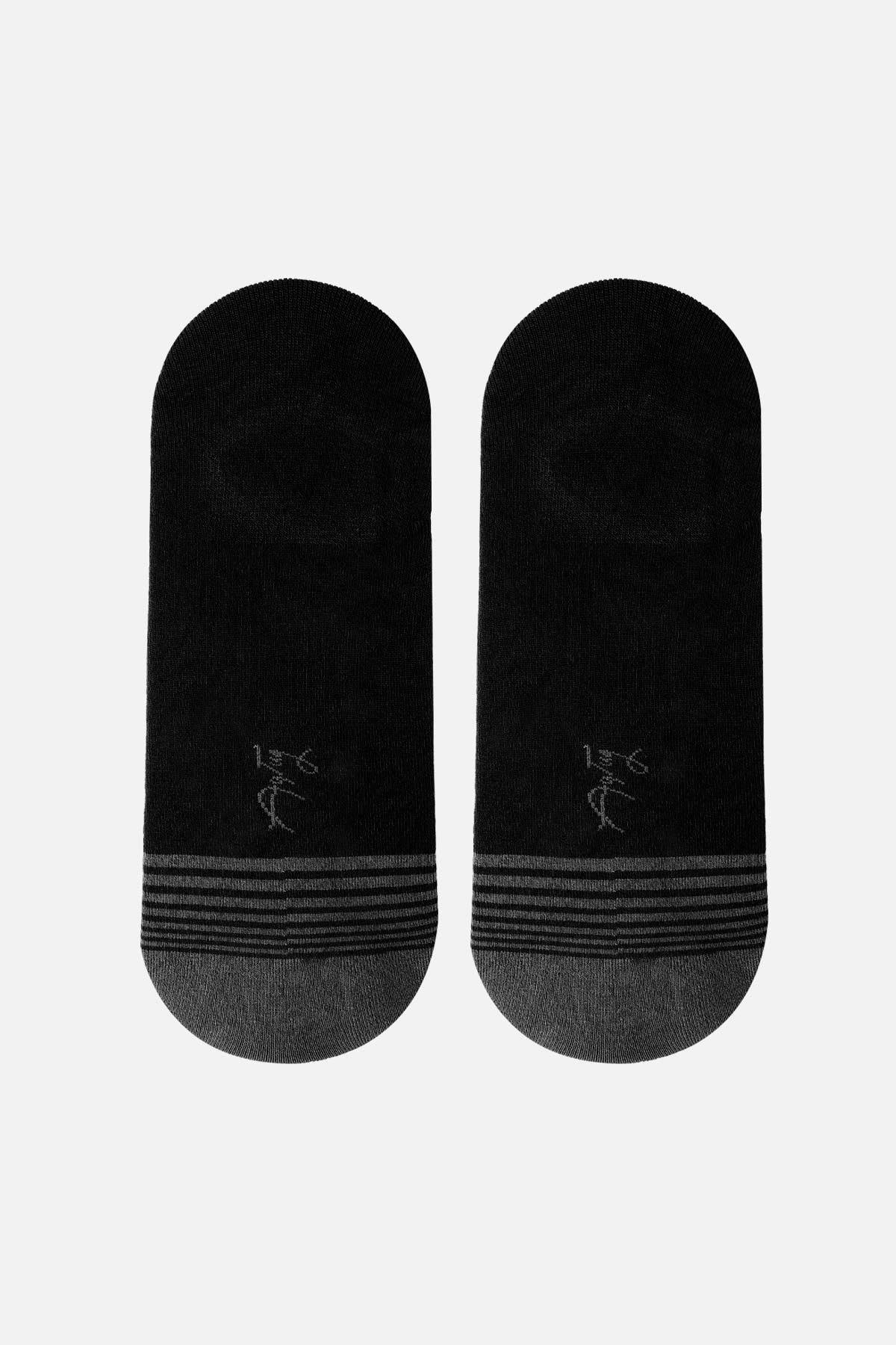 Aytuğ Erkek Modal Tekli Siyah Sneaker Çorap A 13302 S