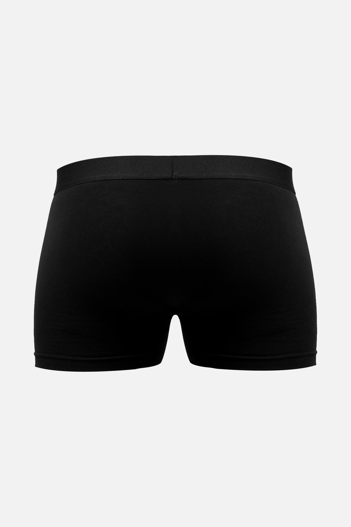 Aytuğ Erkek Pamuklu Siyah 2'li Boxer A BXR S