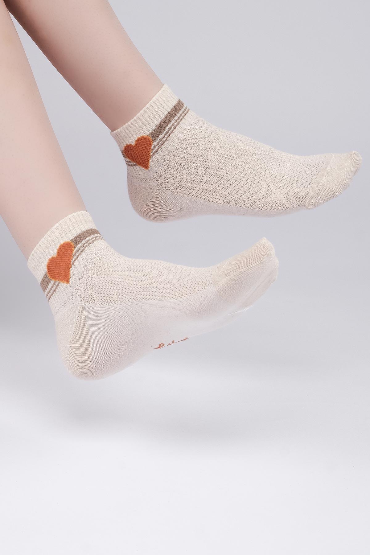 Aytuğ Kadın Modal Tekli Bej Sneaker(Patik) Çorap A 33273 BJ