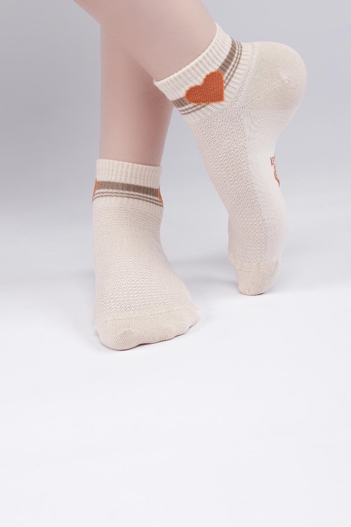 Aytuğ Kadın Modal Tekli Bej Sneaker(Patik) Çorap A 33273 BJ