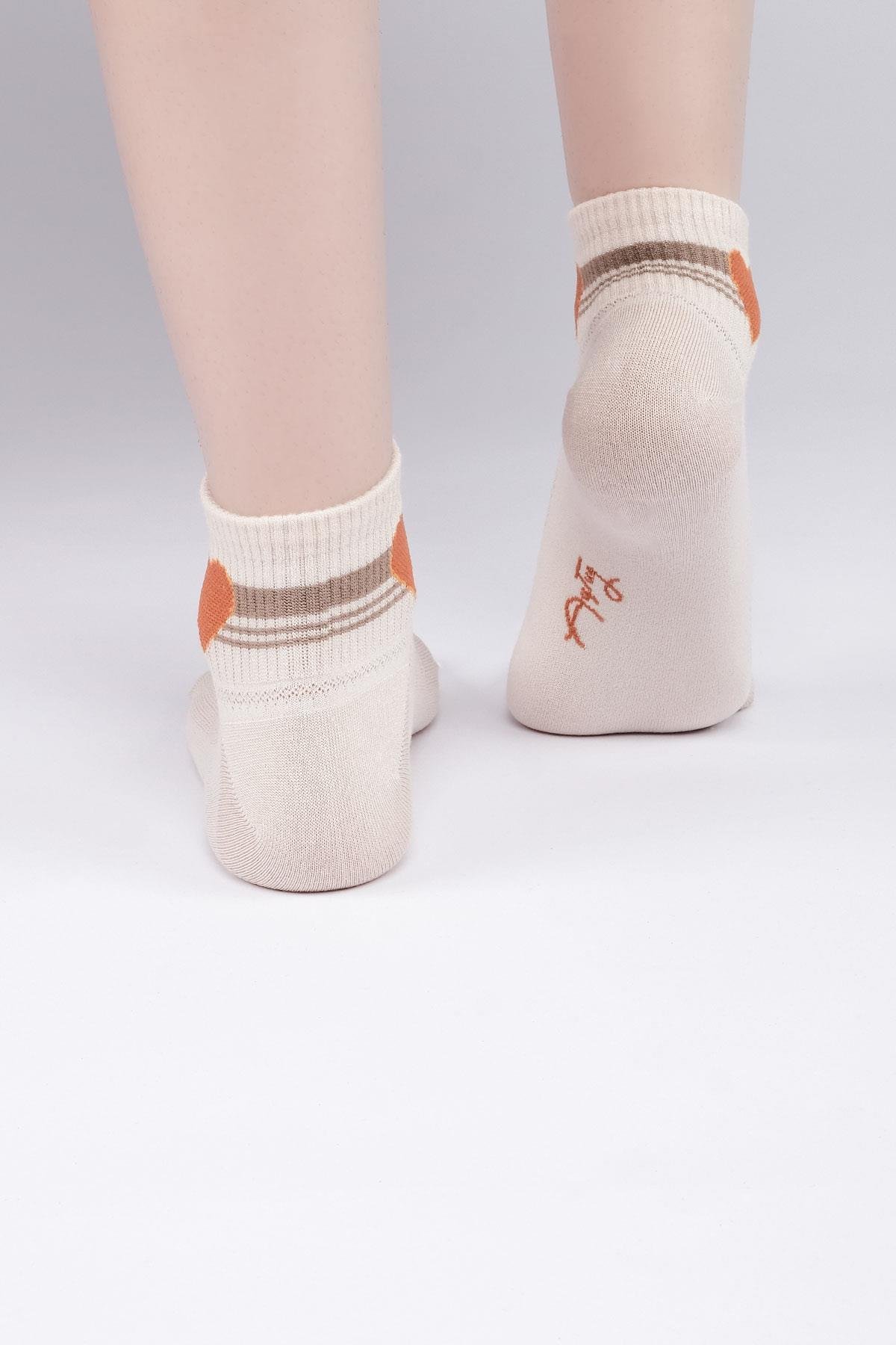 Aytuğ Kadın Modal Tekli Bej Sneaker(Patik) Çorap A 33273 BJ