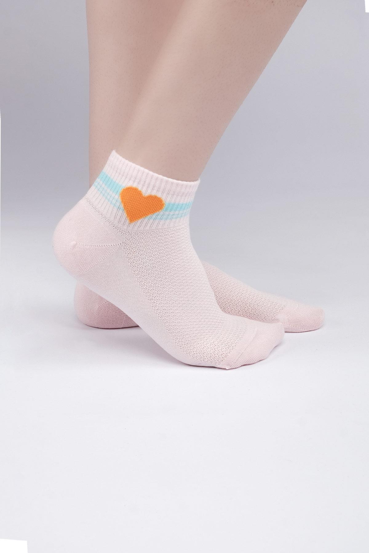 Aytuğ Kadın Modal Tekli Pembe Sneaker(Patik) Çorap A 33273 P