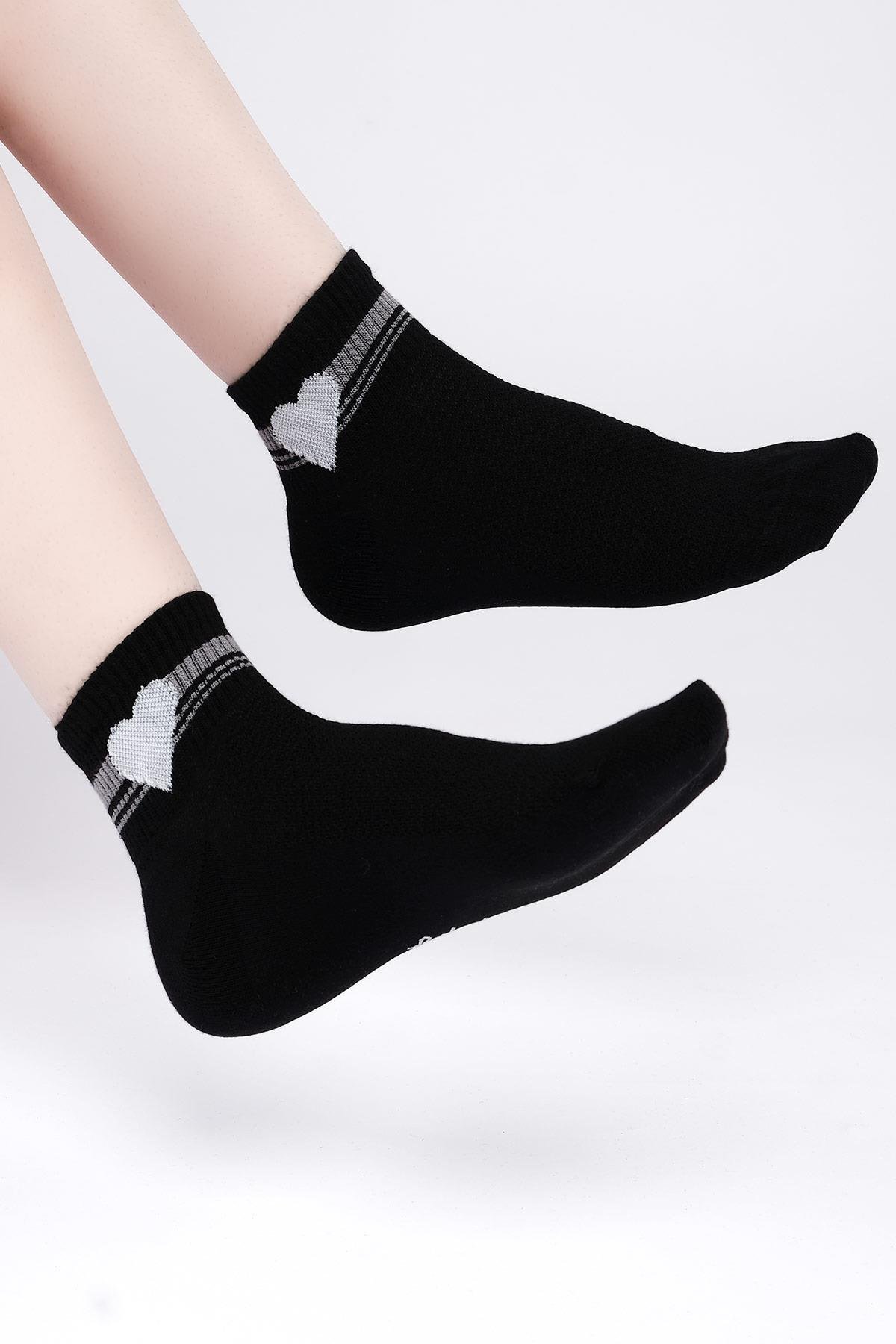 Aytuğ Kadın Modal Tekli Siyah Sneaker(Patik) Çorap A 33273 S