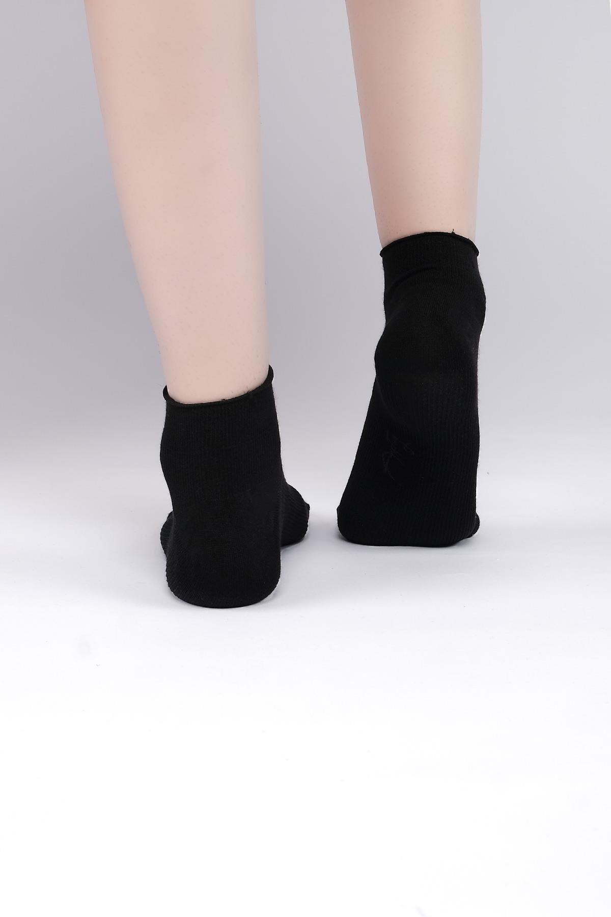 Aytuğ Kadın Modal Tekli Siyah Sneaker(Patik) Çorap A 33267 S