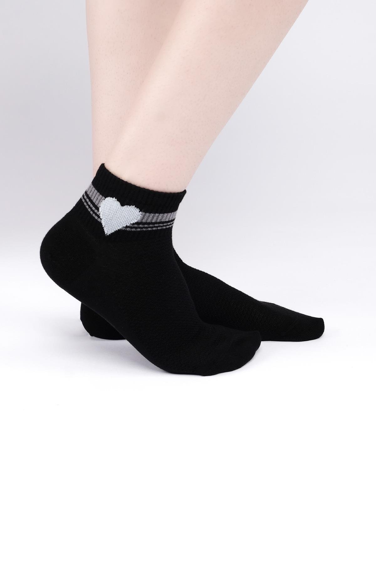 Aytuğ Kadın Modal Tekli Siyah Sneaker(Patik) Çorap A 33273 S