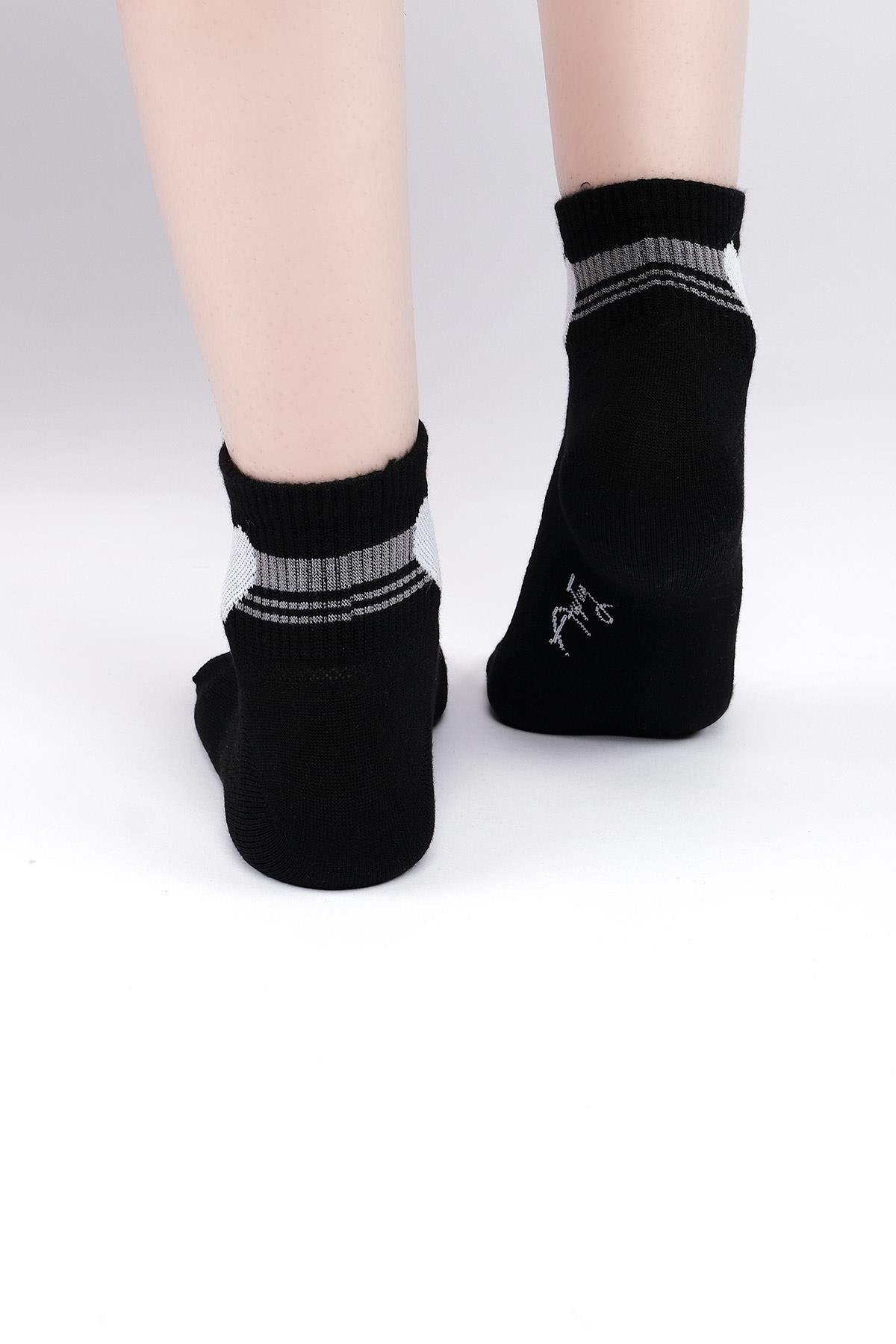 Aytuğ Kadın Modal Tekli Siyah Sneaker(Patik) Çorap A 33273 S