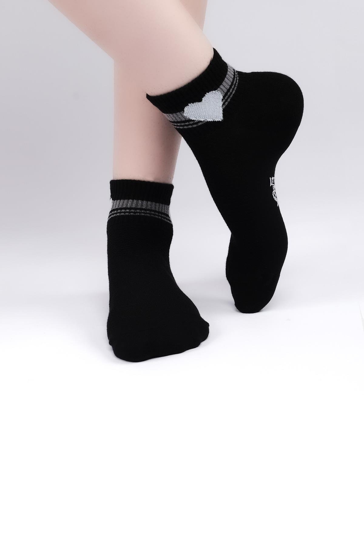 Aytuğ Kadın Modal Tekli Siyah Sneaker(Patik) Çorap A 33273 S