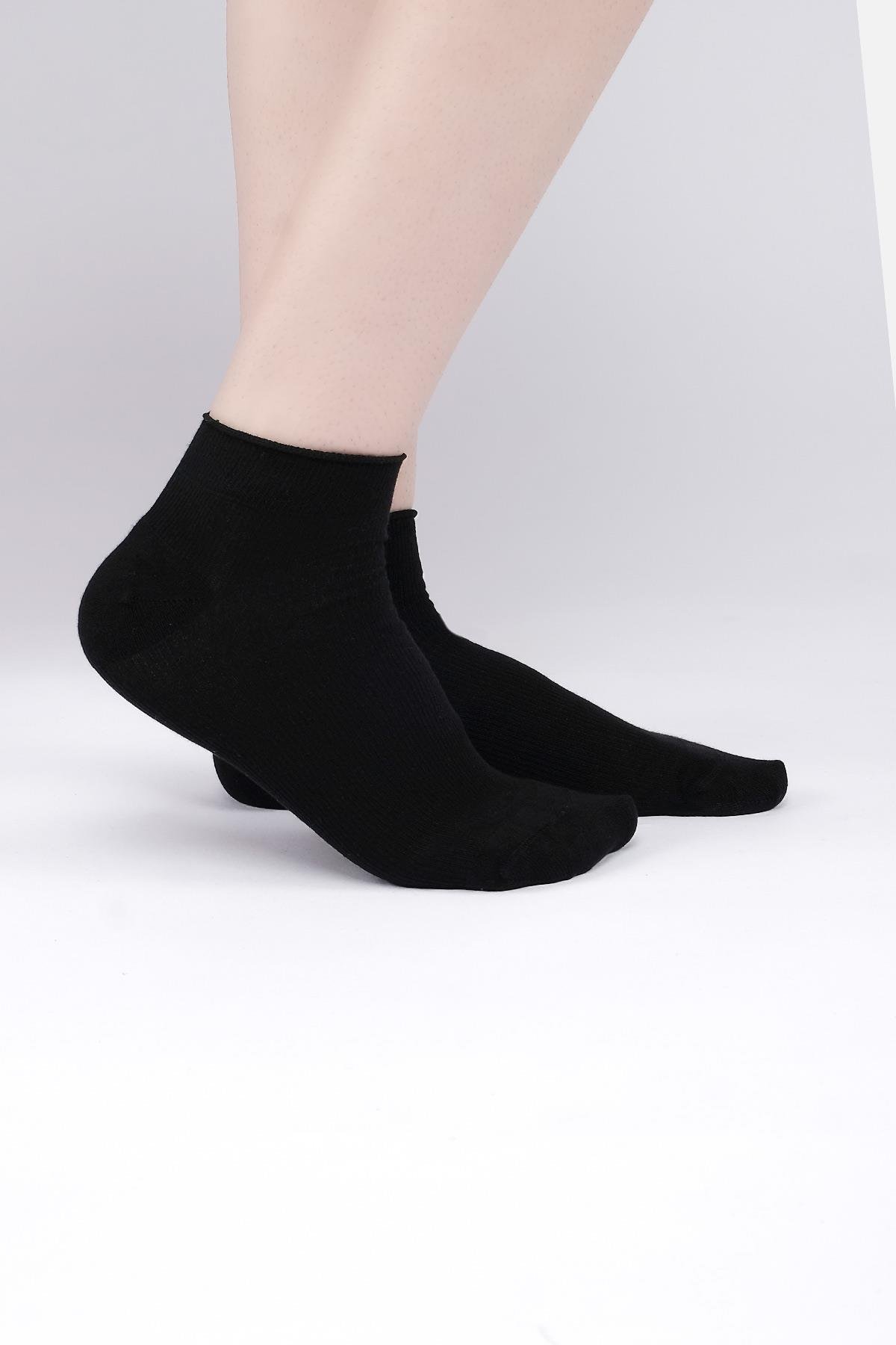 Aytuğ Kadın Modal Tekli Siyah Sneaker(Patik) Çorap A 33267 S