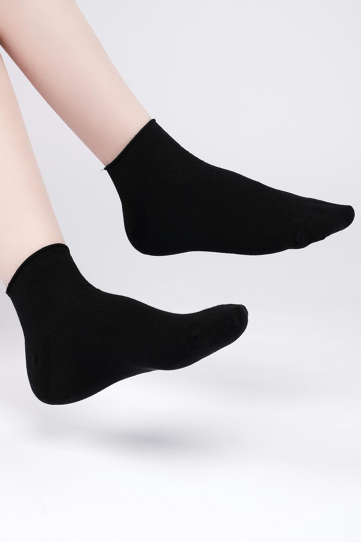 Aytuğ Kadın Modal Tekli Siyah Sneaker(Patik) Çorap A 33267 S