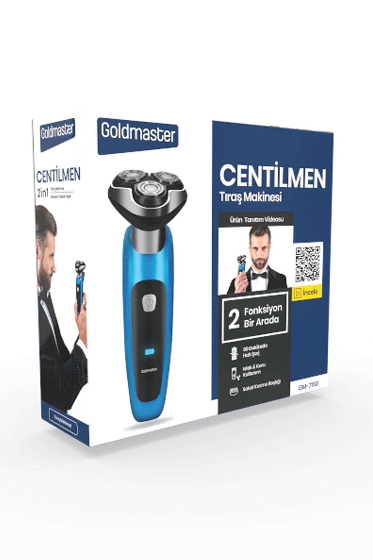 Goldmaster Oynar Başlıklı Ekranlı Islak Kuru Tıraş Makinesi