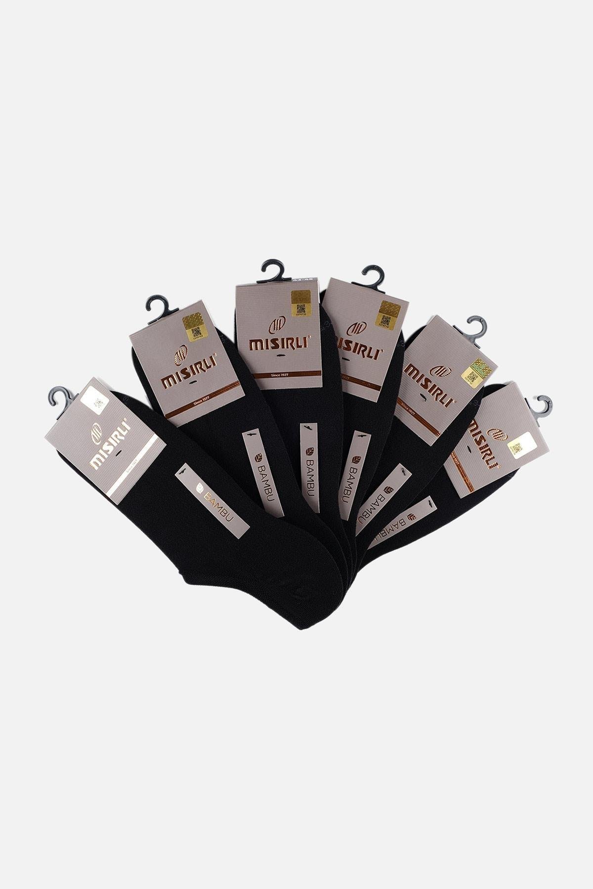 Mısırlı Erkek Bambu 6 Çift Yazlık No Show Çorap