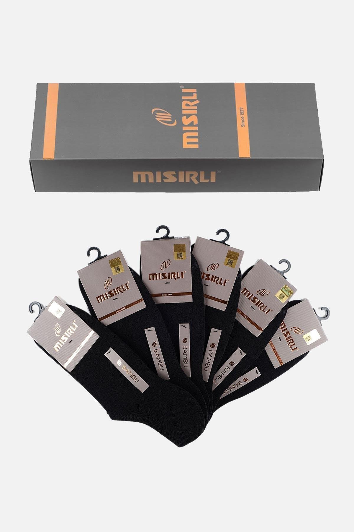 Mısırlı Erkek Bambu 6 Çift Yazlık No Show Çorap