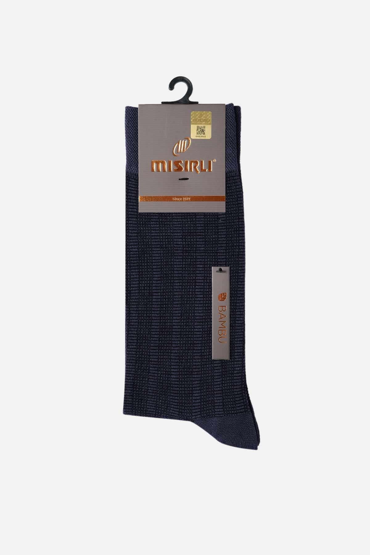 Mısırlı Erkek Bambu Tekli Jean Soket Çorap   M 62002 J