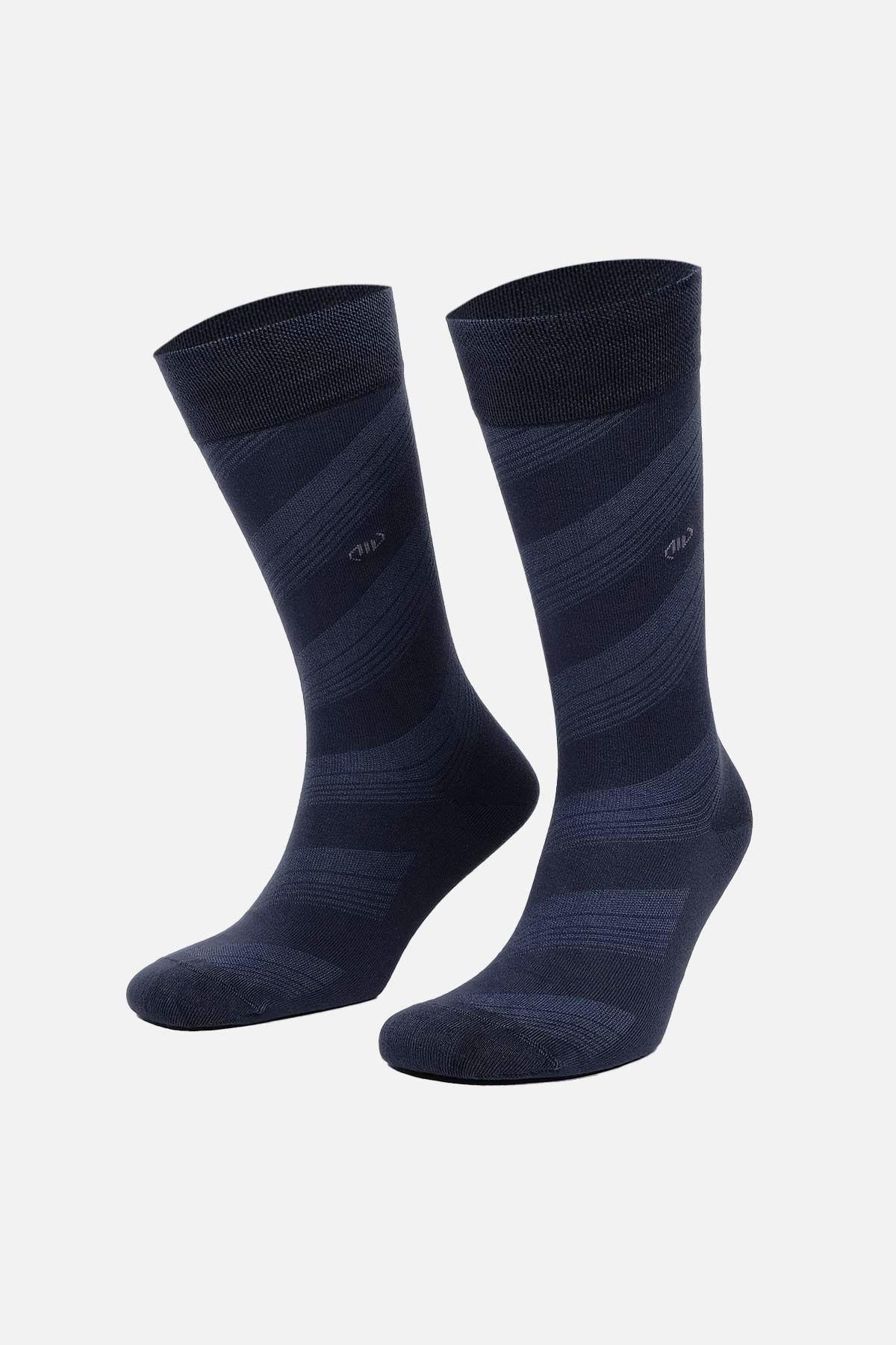 Mısırlı Erkek Bambu Tekli Jean Soket Çorap M 62004 J