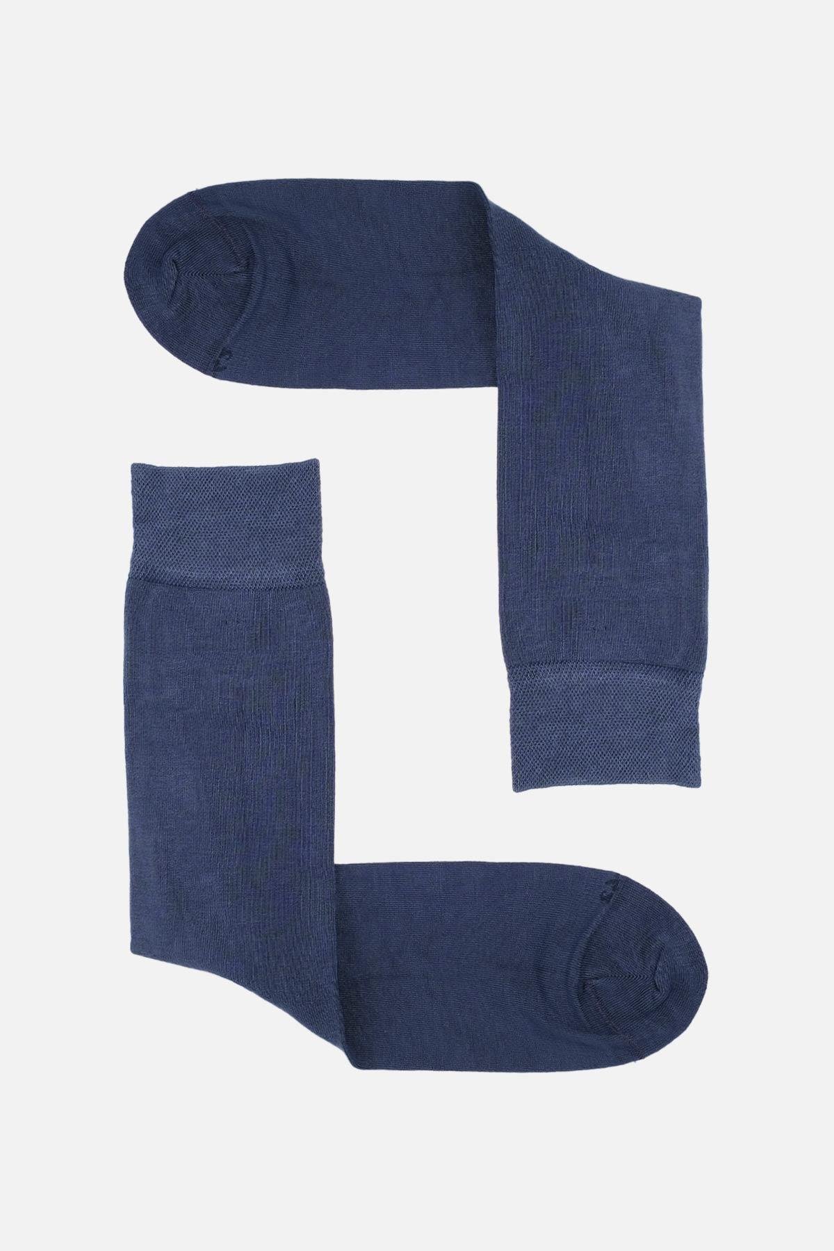 Mısırlı Erkek Bambu Tekli Jean Soket Çorap - M-62000-J