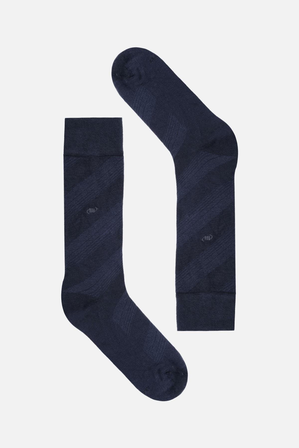 Mısırlı Erkek Bambu Tekli Jean Soket Çorap M 62004 J